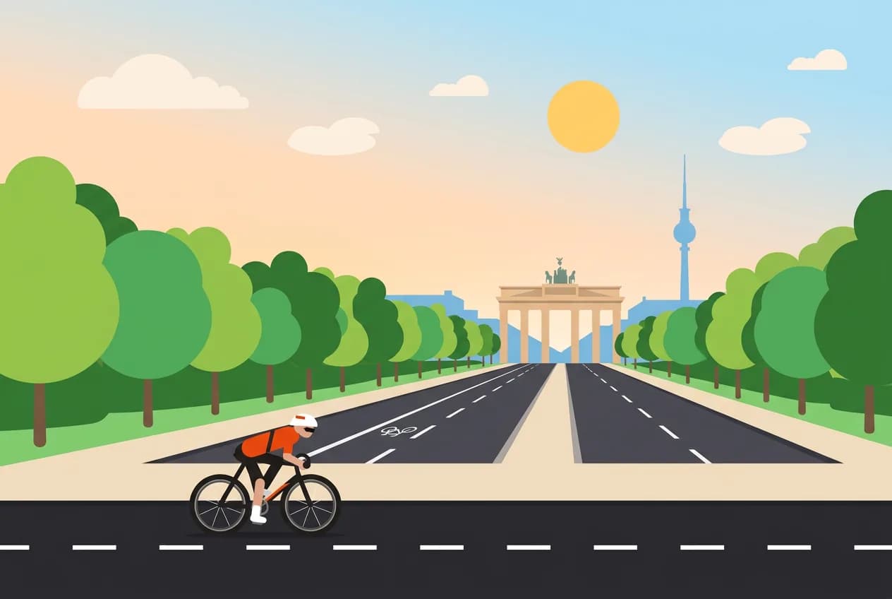Cycling routes in Berlin