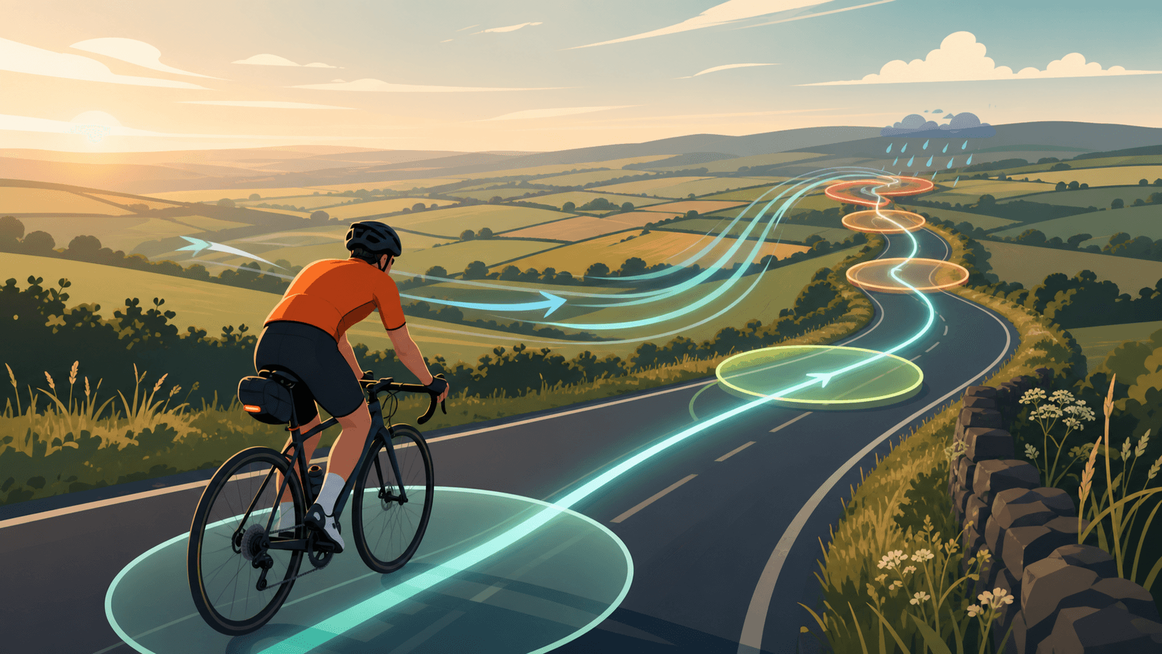 Best cycling route planner 2026: why wind scoring beats maps