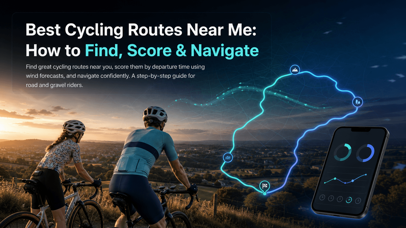 Best cycling routes near me: how to find, score and navigate