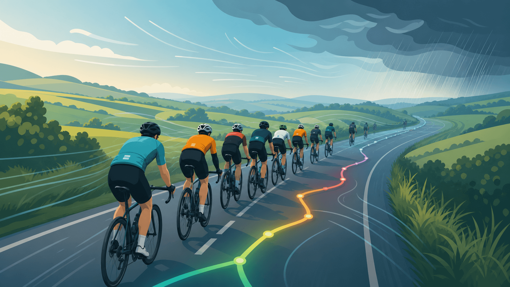 Best departure time for a group ride
