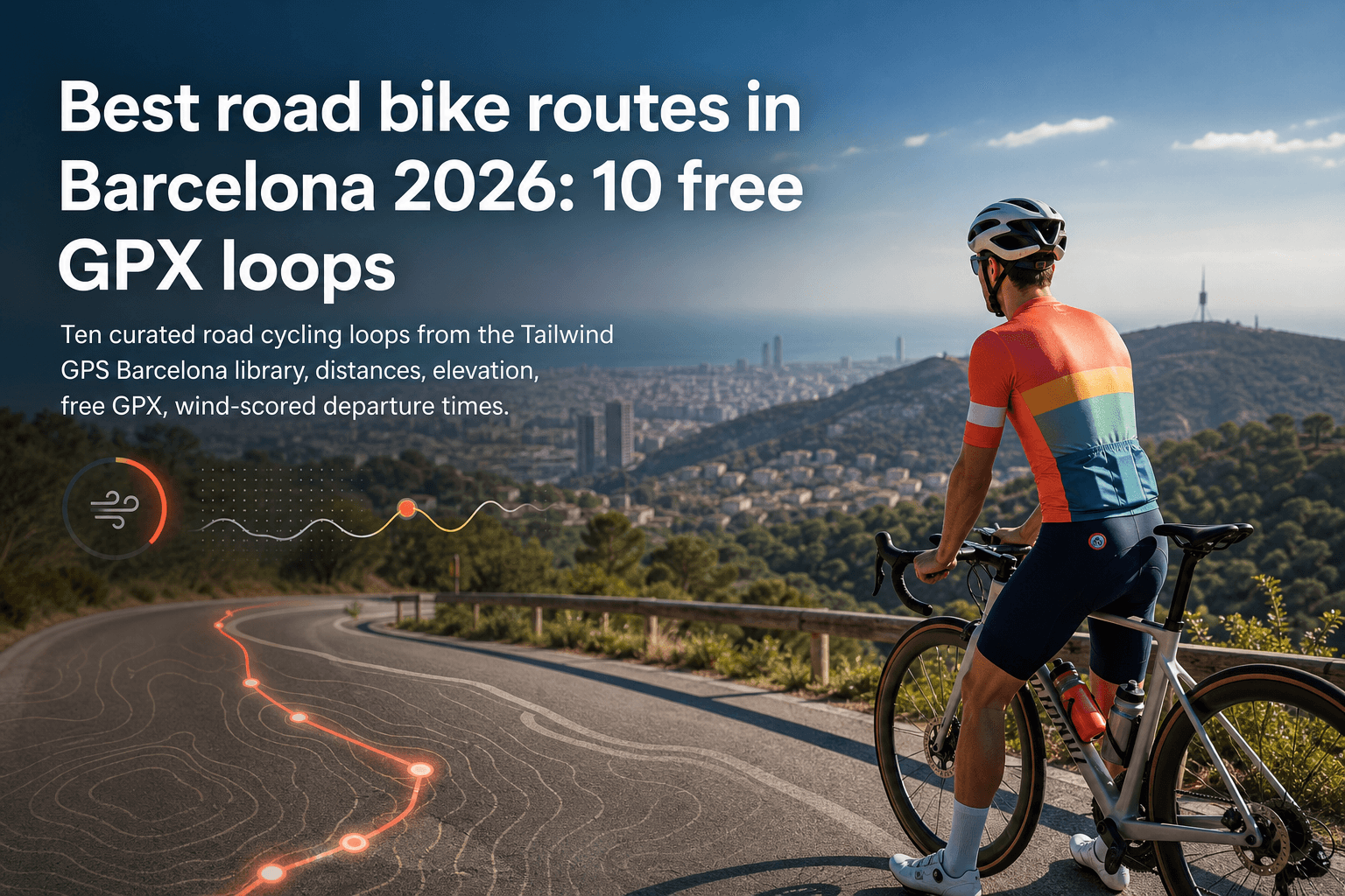 Best road bike routes in Barcelona 2026: 10 free GPX loops