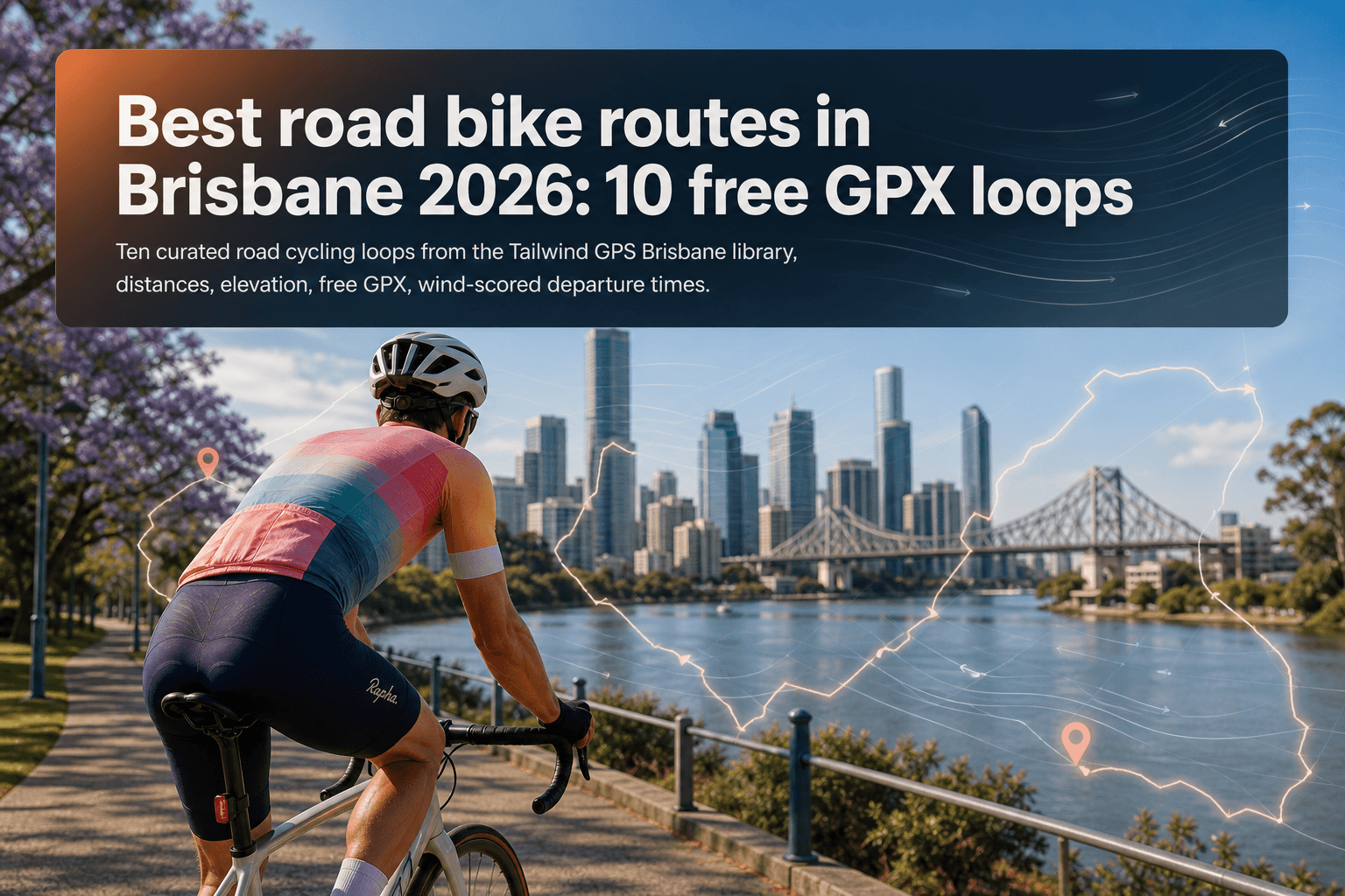 Best road bike routes in Brisbane 2026: 10 free GPX loops