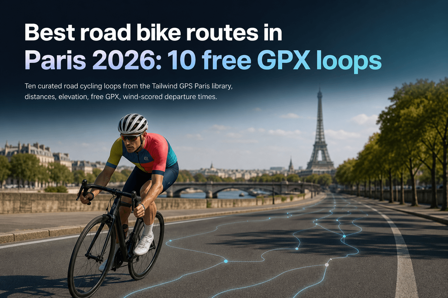 Best road bike routes in Paris 2026: 10 free GPX loops