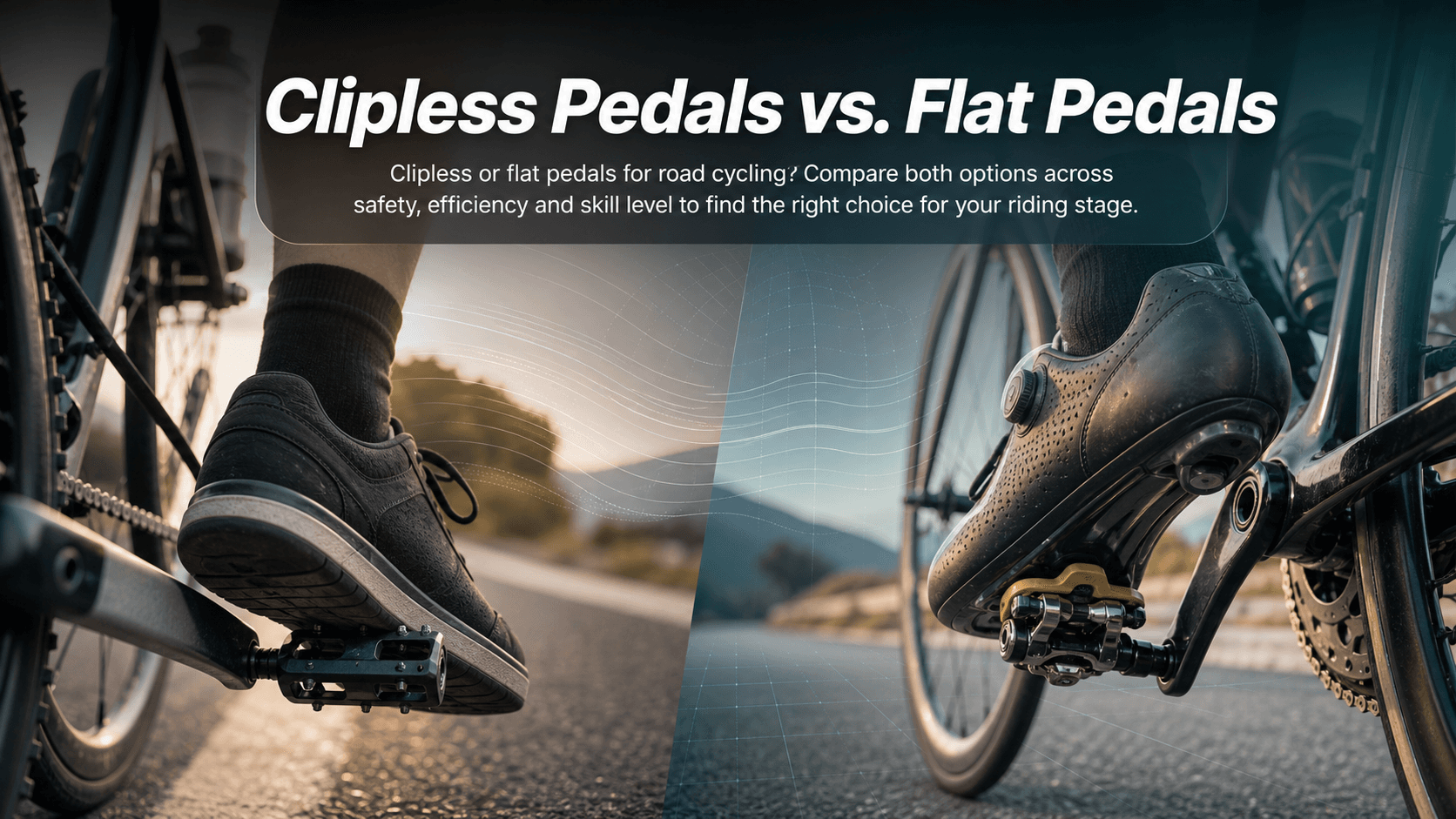 Clipless Pedals vs. Flat Pedals
