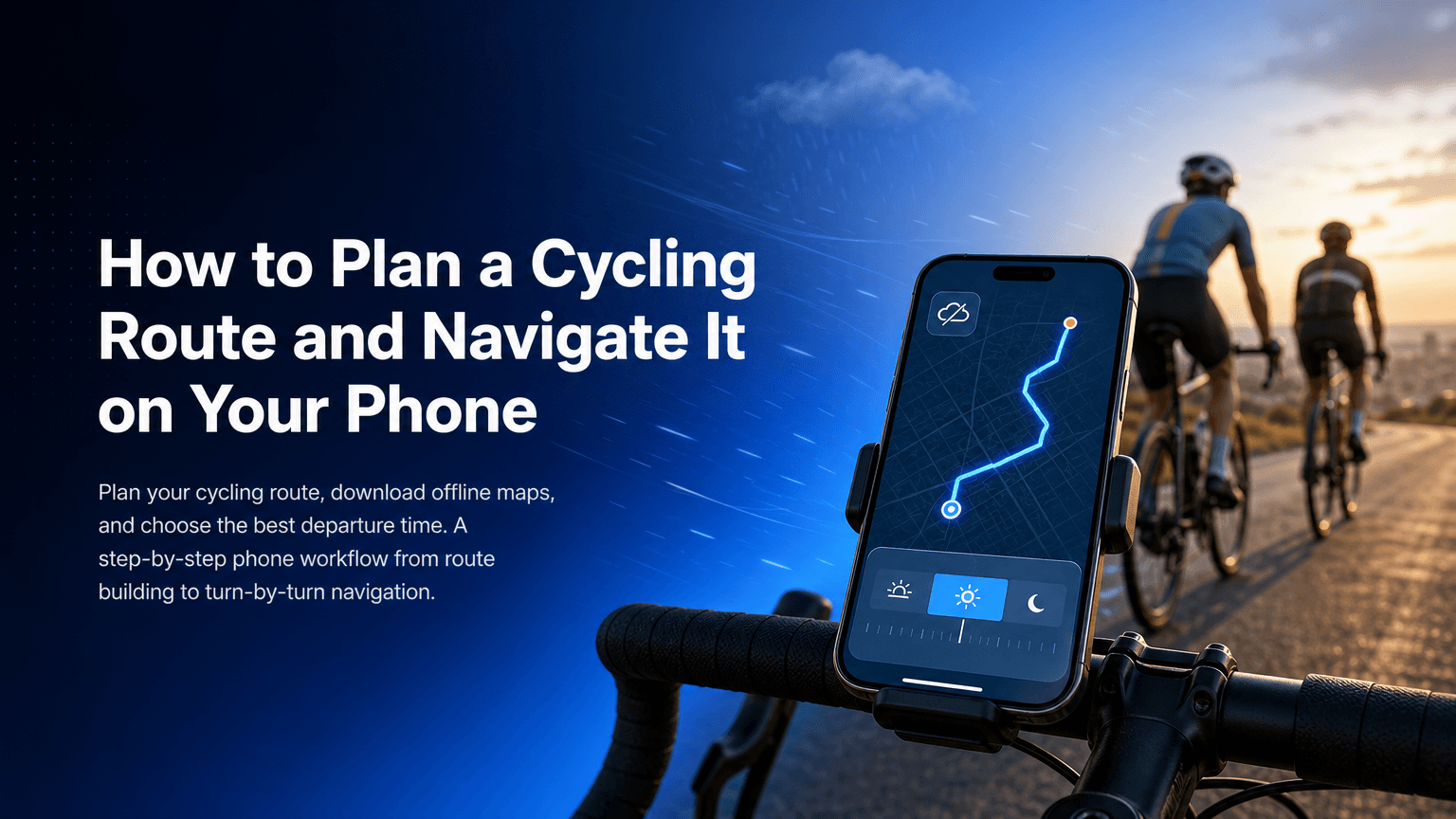 How to plan a cycling route and navigate it on your phone