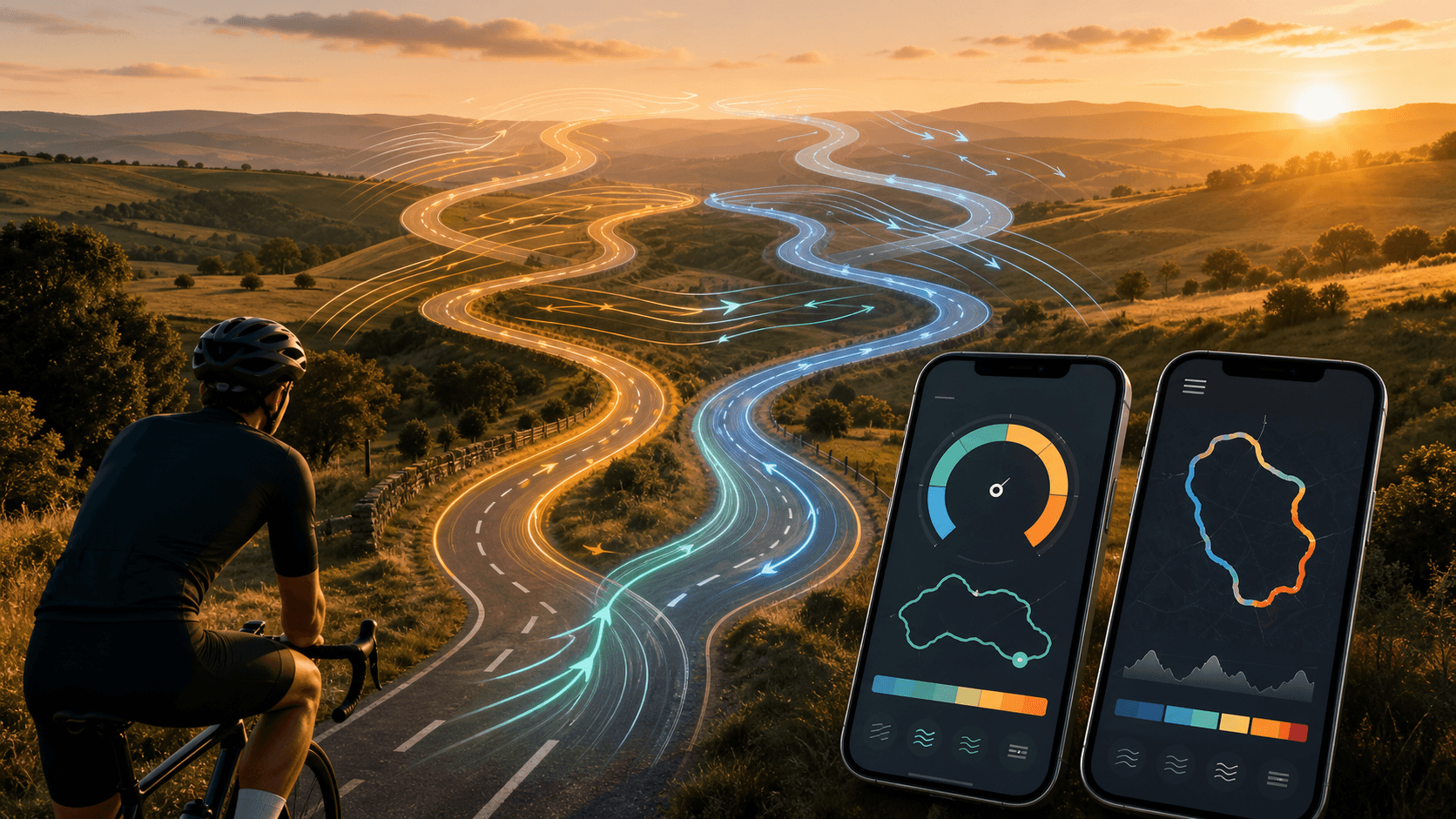 Wind-scored cycling route planners: 6 Komoot alternatives compared (2026)