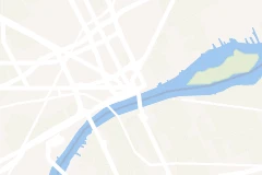 Cycling routes in Detroit